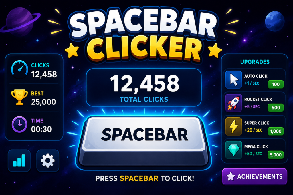Spacebar Clicker: Everything You Need to Know About the Popular Clicking Challenge Spacebar Clicker