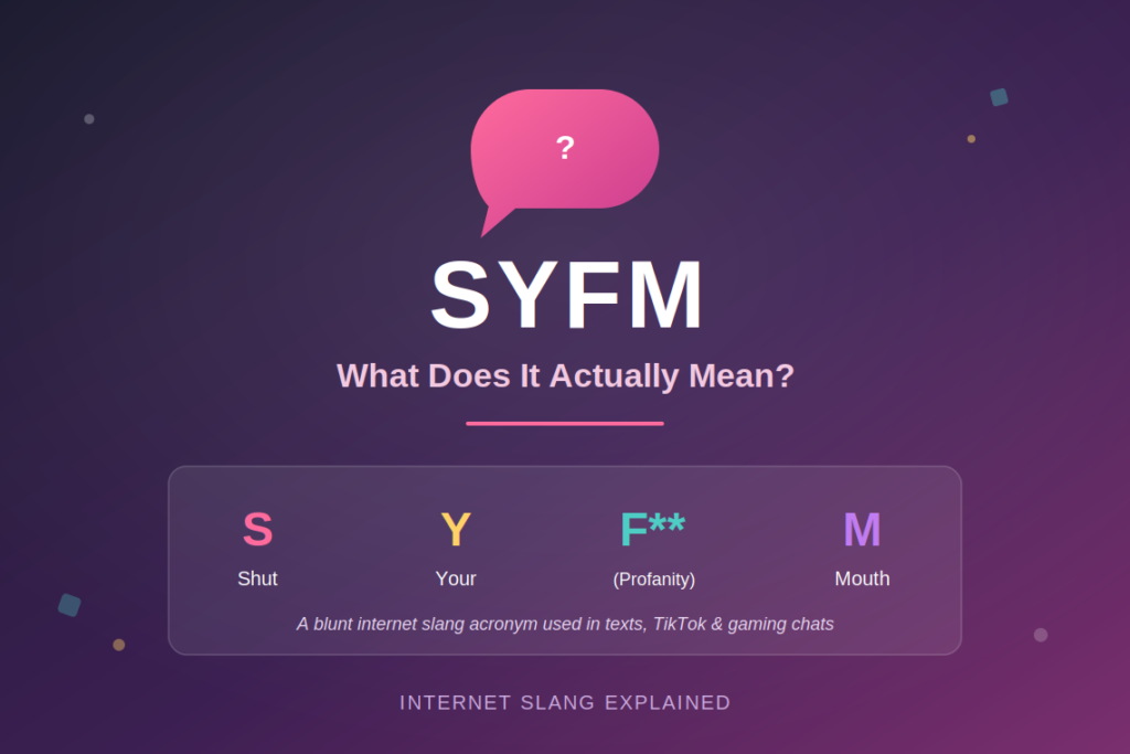 SYFM Meaning: What This Popular Slang Term Really Stands For SYFM Meaning